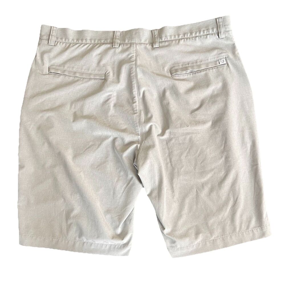 Peter Millar Shorts Mens 35 Zip GOLF Performance Slash‎ Pockets Tan - Picture 2 of 6